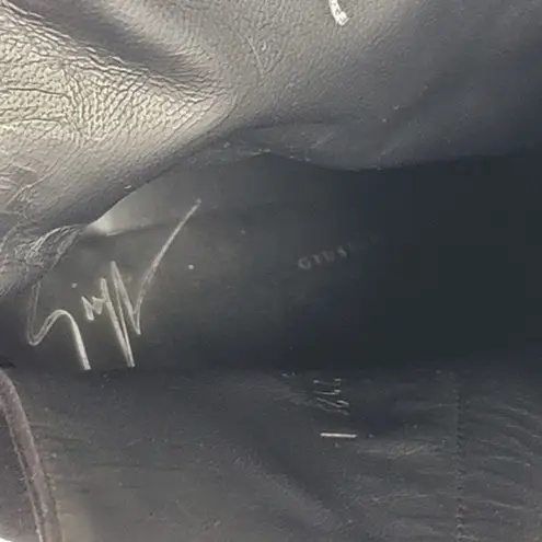 Giuseppe Zanotti Black Suede Ankle Boots Size 40