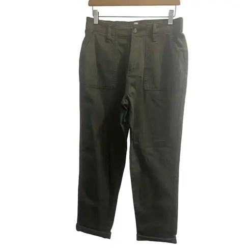 st. john's bay ✨ Utility Womens Mid Rise Regular Fit Ankle Green Sz 8 Pants✨