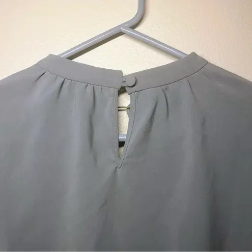 Petite Studio NYC Buvette Blouse in Dusty Blue Size XS