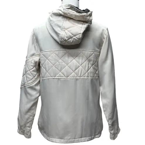 Body Glove Vintage Waterproof Cream & Orange Ski Jacket Size M Outdoors Skiing