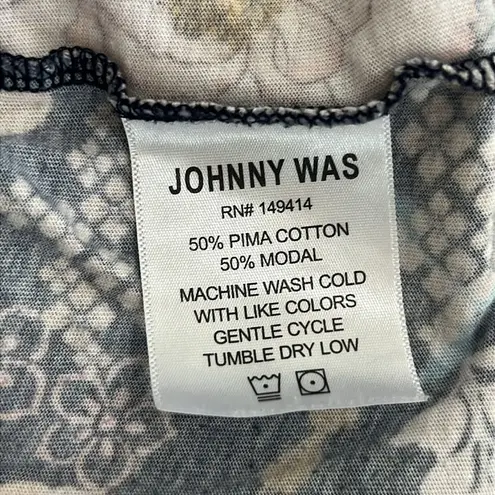 Johnny Was Pajama Set Robe Night Gown 2 Piece Size XS / Small