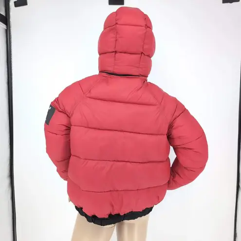 Desigual x Ecoalf Women’s Limited Edition Short Hooded Puffer Jacket Size US XS