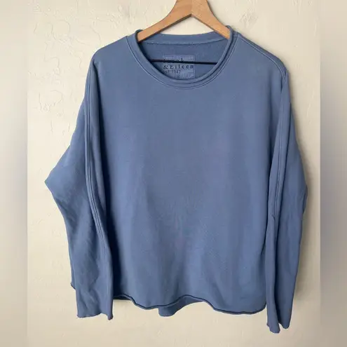 Frank & Eileen Anna Long Sleeve Capelet Sweatshirt blueberry medium