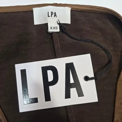 LPA Candy Top in Chocolate Brown XXS