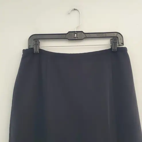 Norton Mcnaughton Lined Black Pencil Skirt 10