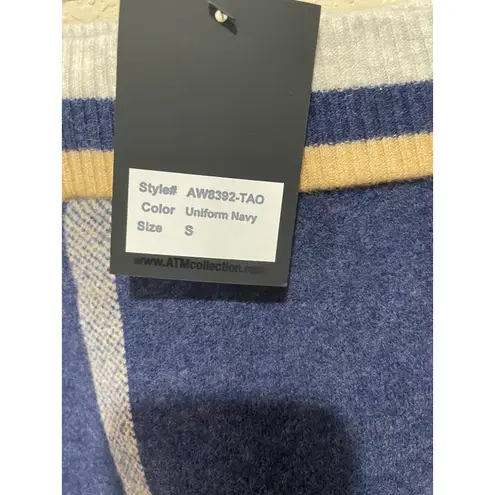 ATM Anthony Thomas Melillo Striped Skirt Size Small New with Tags Blue