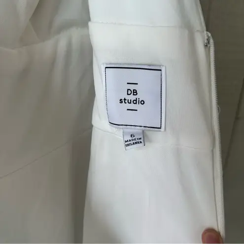 David’s Bridal DB Studio Ruffle Charmeuse V