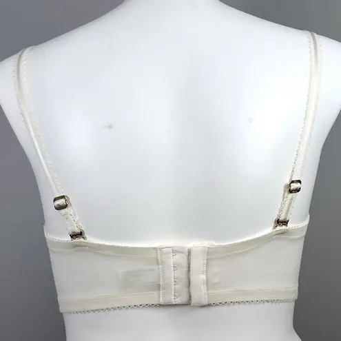 Honey Birdette Daisy Balconette Bra US 40G Padded Lined Molded Underwire Ivory Size undefined