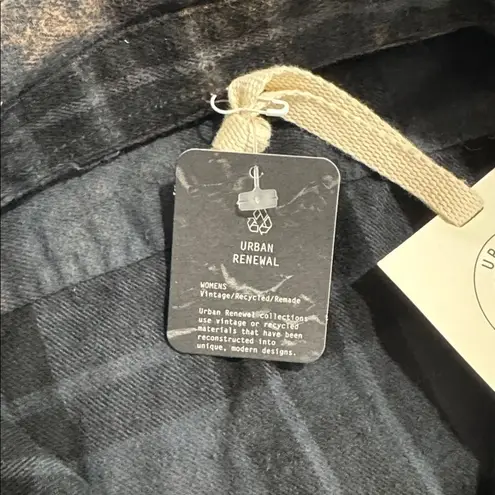 Urban Renewal Black and Brown Plaid Shirt