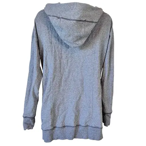 Lululemon Wrap Up Gray Heathered Speckled Hooded Jacket Size 4