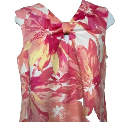 Shelby & Palmer Shelby & Palmer Floral Print Multi-Colored Dress Size 10