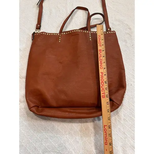 Stitch Fix Vegan Leather Bucket Bag Brown