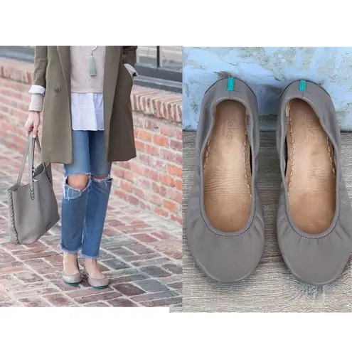 Tieks  Ballet Flats in Taupe Grey Shoes size 9 - Image 2