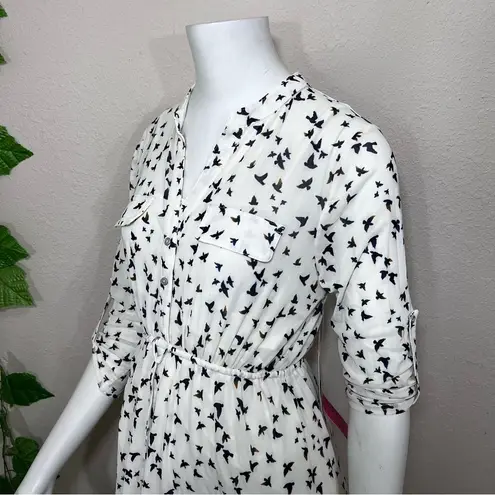 Siren Lily maternity, bird, print dress new