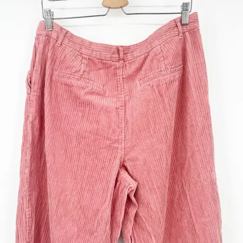 Rowing Blazers X Target Womens Corduroy Straight Leg Rib Trouser Pants Size 14 Pink