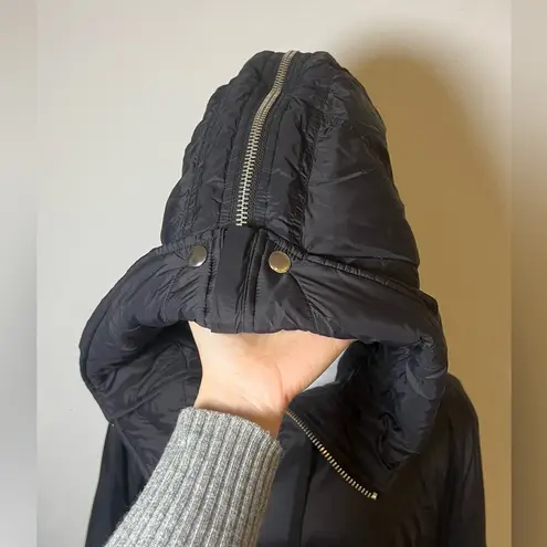 IRO Black GYGY duck down Puffer Jacket with Hood $1000
