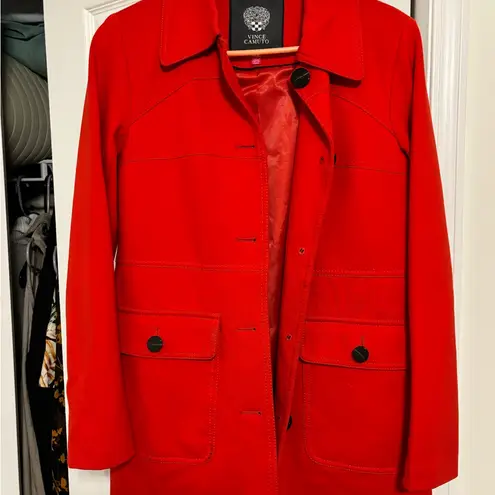 Vince Camuto Gorgeous red long jacket by  thumbnail 3