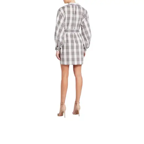 Baum und Pferdgarten LONG LANTERN SLEEVE AUBREE SHIRTDRESS WITH BELT SIZE M Blue