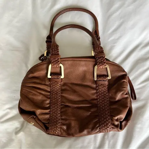 NWOT Luce Cognac Leather Shoulder Bag Brown