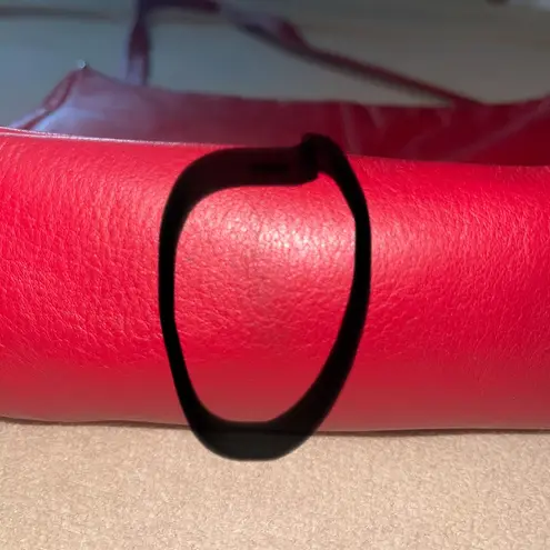 Ganson red faux leather bag purse EUC cute!