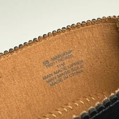 Sun + Stone Women Mariam Slip On Shoes Black Faux Leather Size 11 Casual