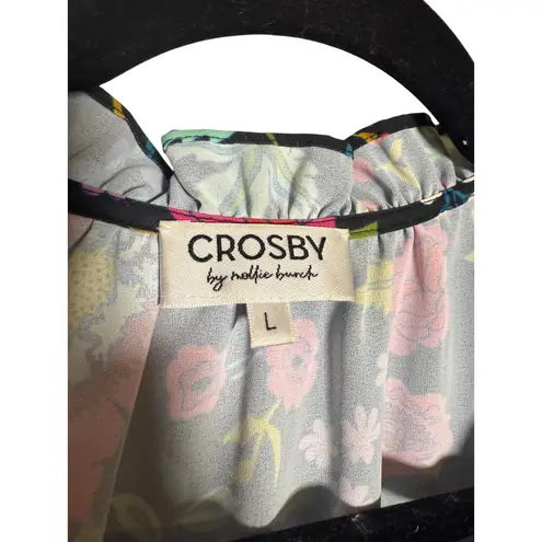 CROSBY by Mollie Burch Rhodes Top – Winter Garden Print, Women’s Size L