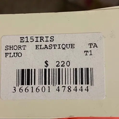 Maje Neon Pink Iris Drawstring Shorts NWT Size 1/S