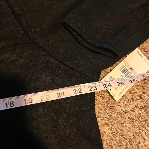 Karen Kane Black Crystal Girl Asymmetric Top Plus Size 1X