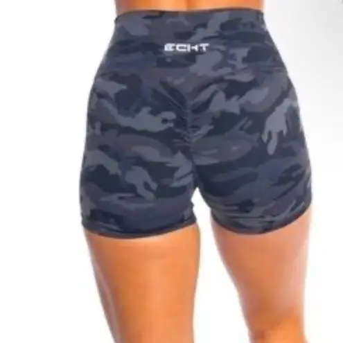 ECHT camo scrunch Bike Shorts x