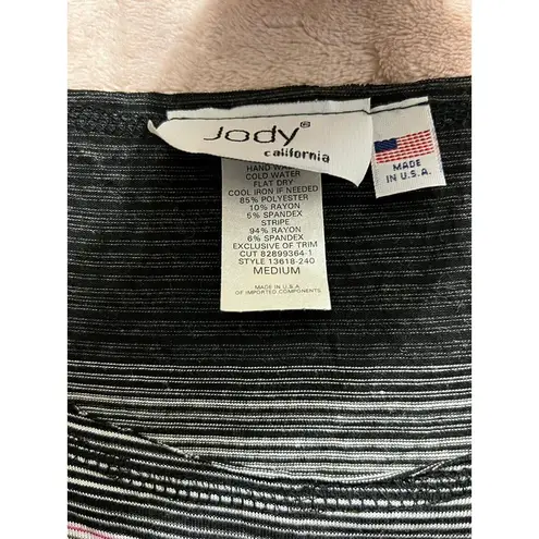 Jody California Womens Long Sleeve Top Size M Dark Red Made In USA Size M