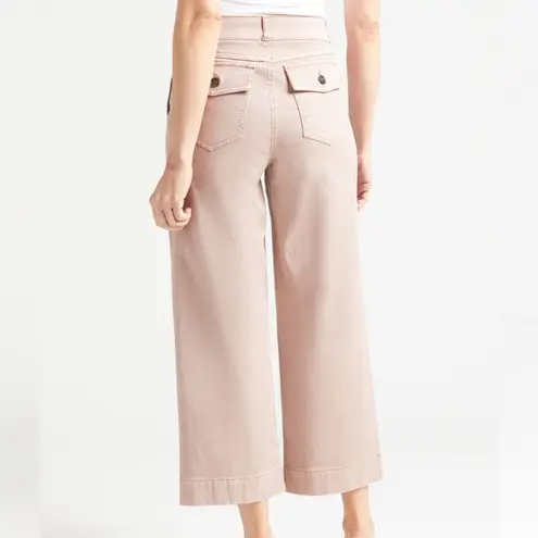 Spanx Stretch Twill Cropped Wide Pant