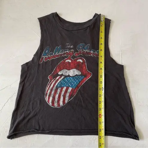 Bravado Rolling Stones Graphic Distressed Tank Top Size S