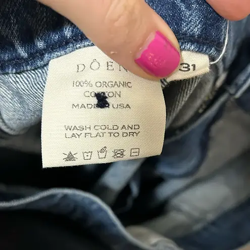Dôen Melody Jeans in Alibi Medium Wash Organic Cotton Denim Size 31 Blue