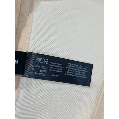 Dominique 8541 Ariel Hidden Underwire Longline Bra Size 38DD/E Bridal