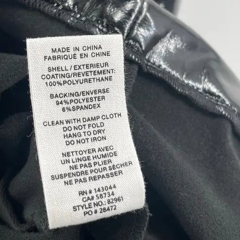 Avec Les Filles Dress SZ Small Faux Ever Leather One-Shoulder Bodycon Black NWT