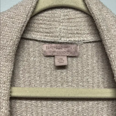 Barefoot Dreams CozyChic Lite Ribbed Robe Pink Size L/XL