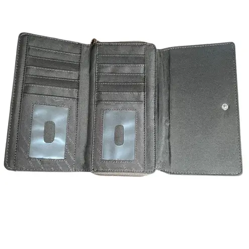 Montana West Sassy Cactus Concealed Carry Handbag & Wallet Sueded Brown Western