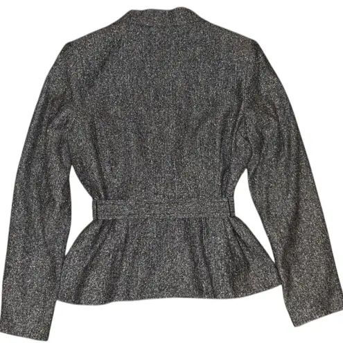 East 5th Grey wool blazer with belt