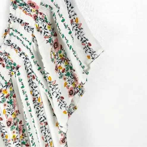 Old Navy  Floral On/Off Shoulder Defined Waist Short Sleeves Lined Dress Size XL