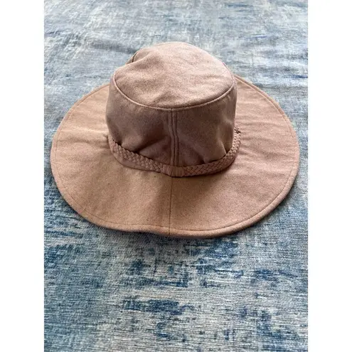 NWT! ASN Harper Floppy Tan Felt Hat in Oatmeal Tan Tan