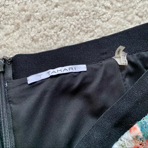 T Tahari Floral Lace Overlay Pencil Skirt, 10