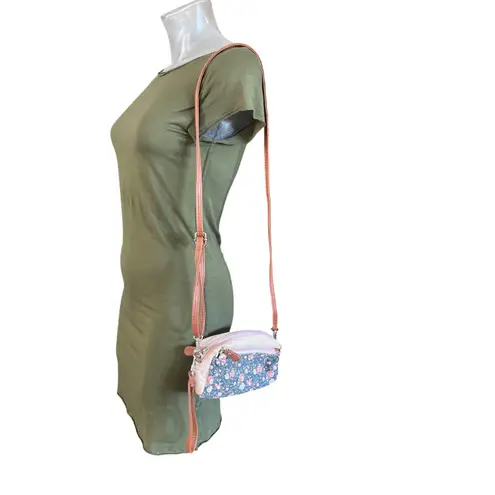 VINTAGE Y2K Floral Crossbody Mini Bag / Purse Payless Blue