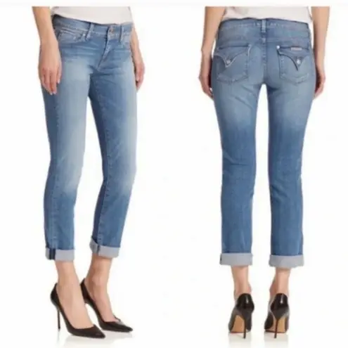 Hudson Jeans Hudson Ginny Straight Ankle with Cuff Mulholland 27