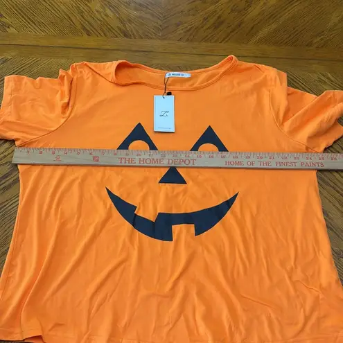 Zenbrile plus size Halloween Pumpkin Pajama Set nwt Orange
