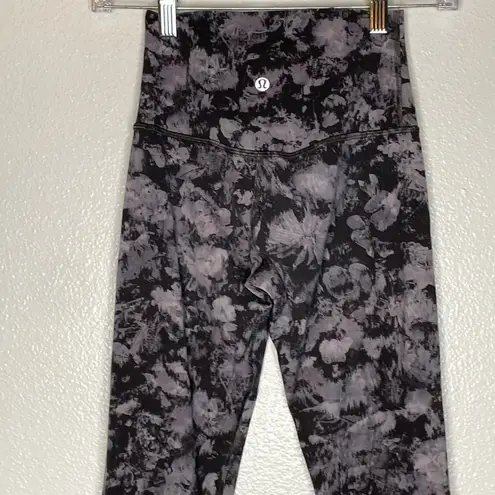 Lululemon  Align Pant II 25" Floral Illusion Ice Grey Multi