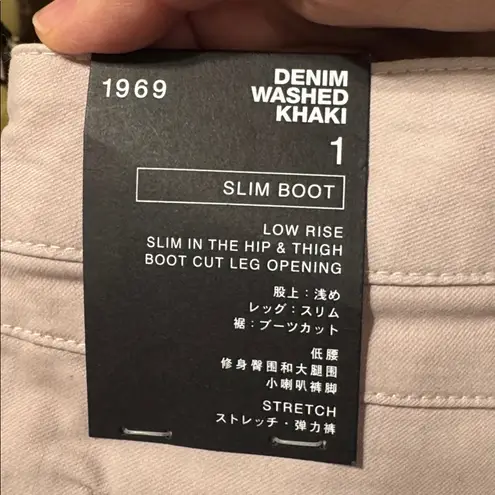 Gap  Women's Japanese Dusty Mauve Slim Boot Flare Low Rise Jeans Y2K Junior sz 1