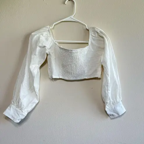 superdown Revolve Super Down Tamryn Puff Sleeve Crop Top XS