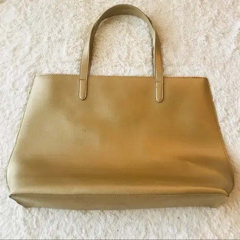 Neiman Marcus Large Gold Mandala Cut Out Tote Bag