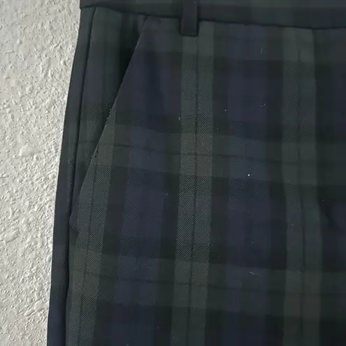 Velvet by Graham & Spencer plaid trousers Black Size 2