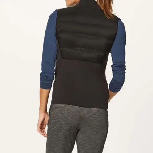 Lululemon • Black Down and Around Vest Goose Down